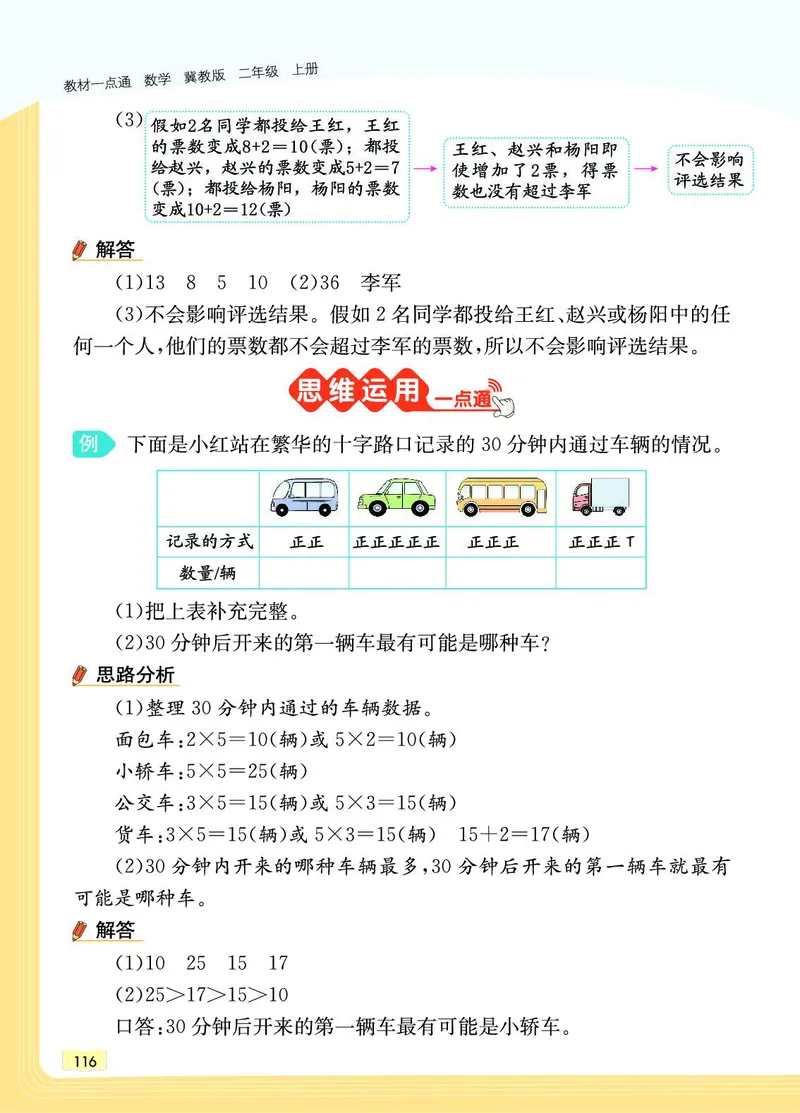 《教材一点通》数学2年级上册（JJ）_二年级上下册资料_小学二年级学习资料-25年更新版_2-03、小学二年级数学上册_2-3-2、练习题、作业、试题、试卷_冀教版_电子册类