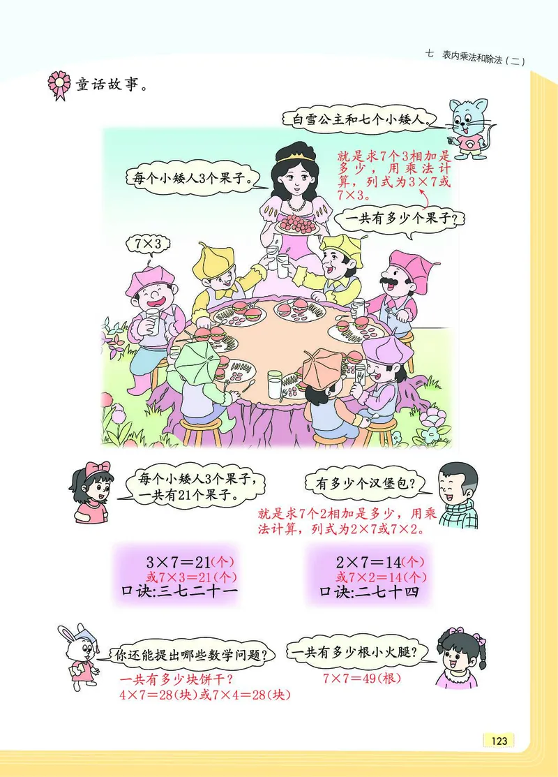 《教材一点通》数学2年级上册（JJ）_二年级上下册资料_小学二年级学习资料-25年更新版_2-03、小学二年级数学上册_2-3-2、练习题、作业、试题、试卷_冀教版_电子册类