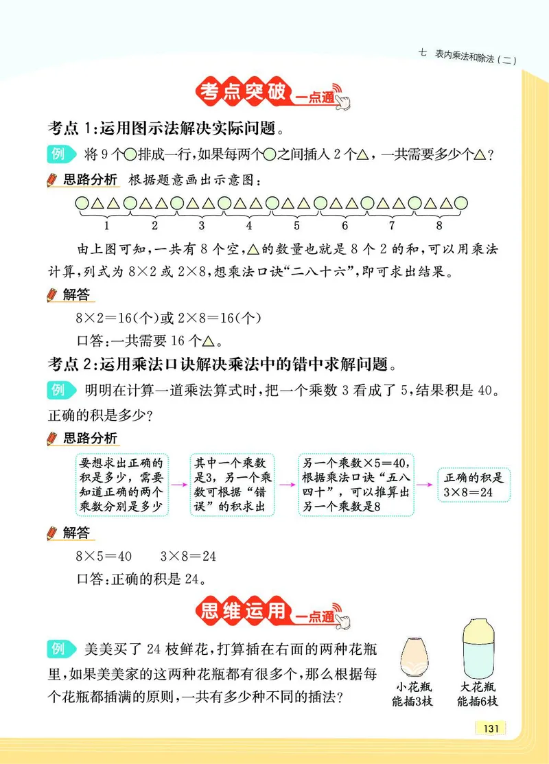 《教材一点通》数学2年级上册（JJ）_二年级上下册资料_小学二年级学习资料-25年更新版_2-03、小学二年级数学上册_2-3-2、练习题、作业、试题、试卷_冀教版_电子册类
