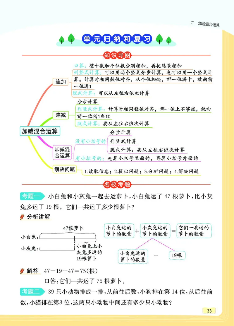 《教材一点通》数学2年级上册（JJ）_二年级上下册资料_小学二年级学习资料-25年更新版_2-03、小学二年级数学上册_2-3-2、练习题、作业、试题、试卷_冀教版_电子册类