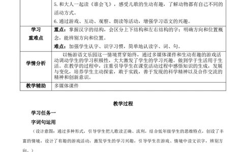 语文园地六（教学设计）-（统编版）_一年级语文上册（统编版）_老课标资料_教学设计