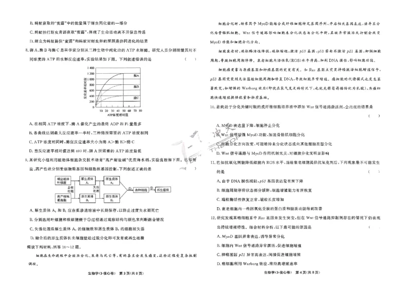 2025《一飞冲天&bull;高考抢分卷》生物_2025高中教辅（后续还会更新新习题试卷）_《一飞冲天高考抢分卷》2025版