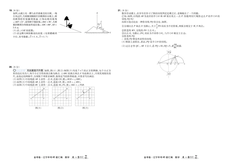 2026《中考数学45套》辽宁_45套中招_2025《中考数学45套》辽宁
