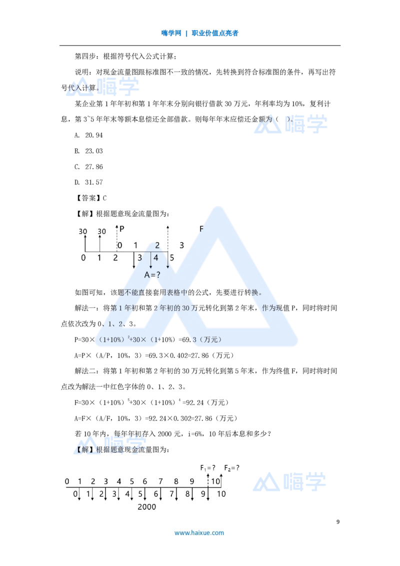 04.2025徐蓉-名师精讲通关-第一篇第一章1.3资金等值计算及应用_2026年一级建造师_2026年一建经济_2025年一建经济SVIP_02-基础精讲✿高端面授✿深度强化_讲义