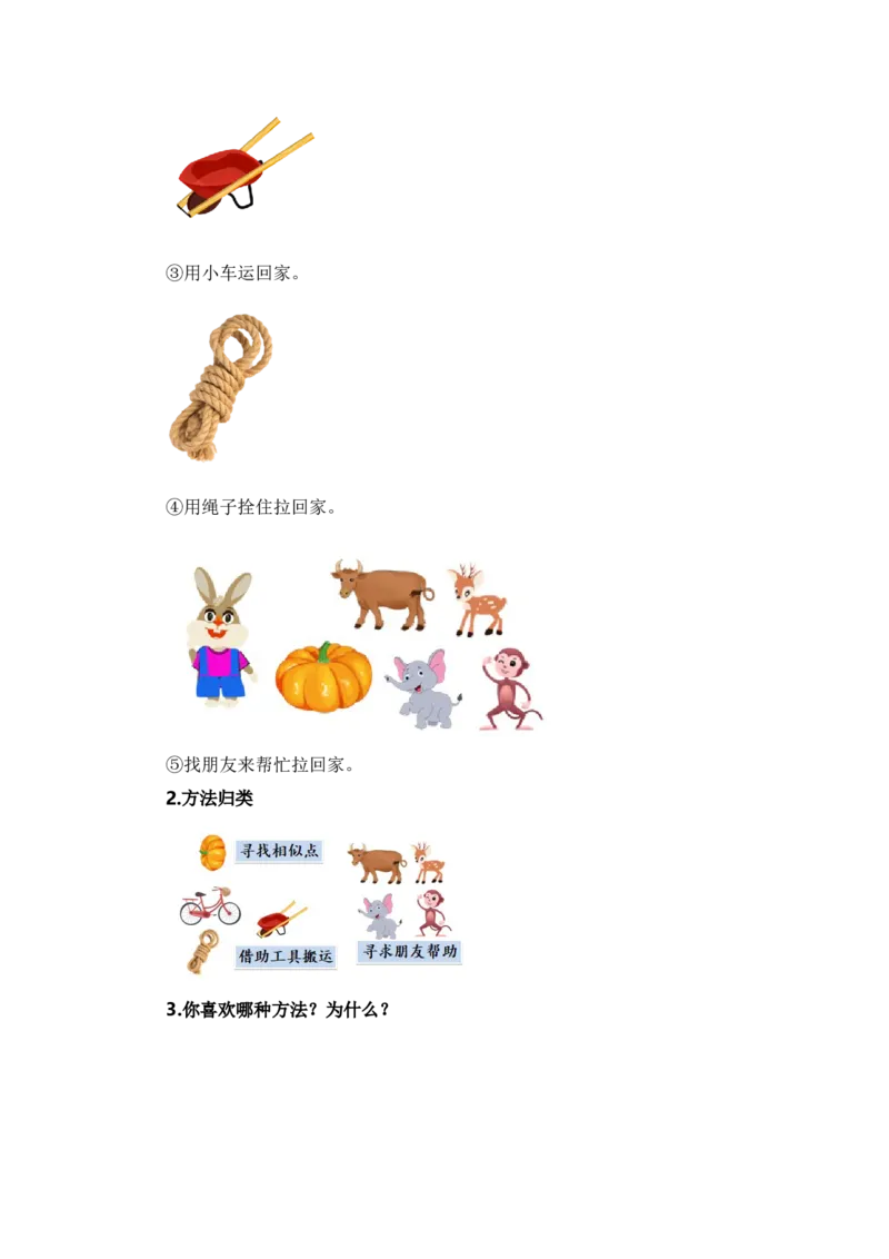 第八单元写话：小兔运南瓜（技法+范文+素材）（统编版）_一年级语文上册（统编版）_单元写作能力提升_老课标