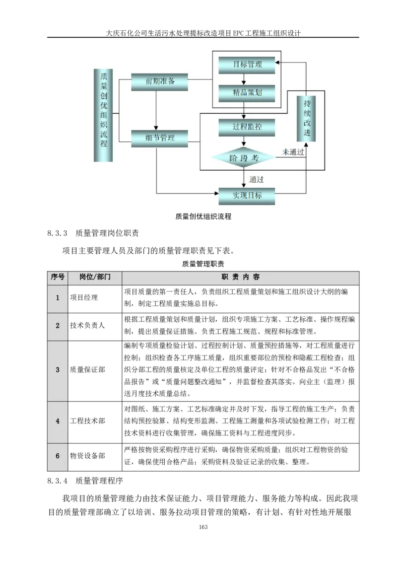 施工组织设计_2021-2023年优秀施组方案_施工组织设计_施组13-大庆石化公司生活污水处理提标改造项目EPC施工组织设计_2、正文