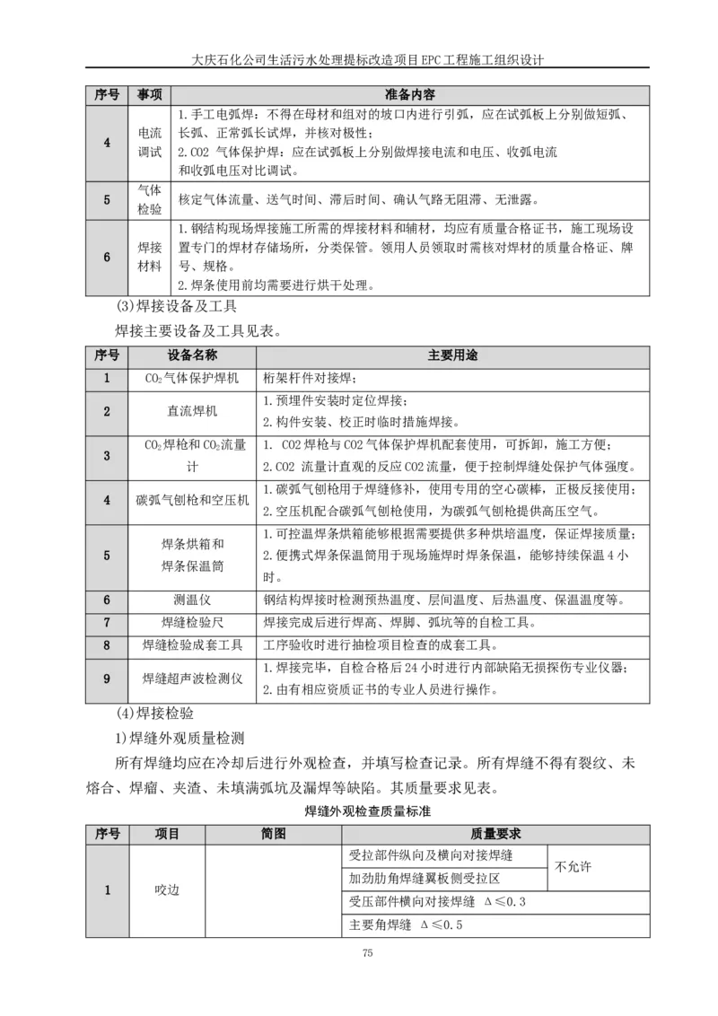 施工组织设计_2021-2023年优秀施组方案_施工组织设计_施组13-大庆石化公司生活污水处理提标改造项目EPC施工组织设计_2、正文