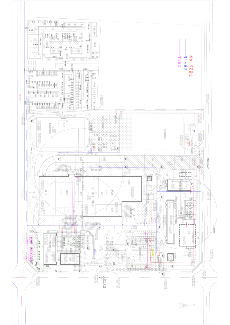附件3临水布置图_2021-2023年优秀施组方案_施工组织设计_施组03-濮阳县生活垃圾焚烧发电项目施工组织设计_1、施工组织设计正文
