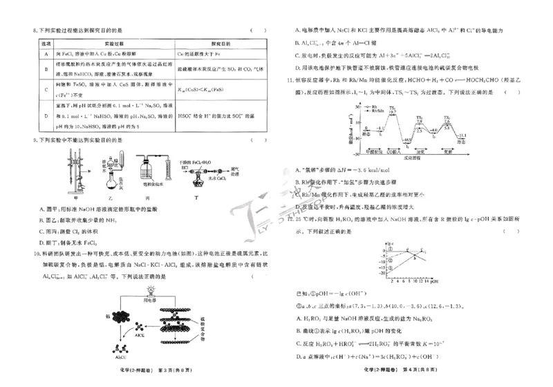 2025《一飞冲天&bull;高考抢分卷》化学_2025高中教辅（后续还会更新新习题试卷）_《一飞冲天高考抢分卷》2025版