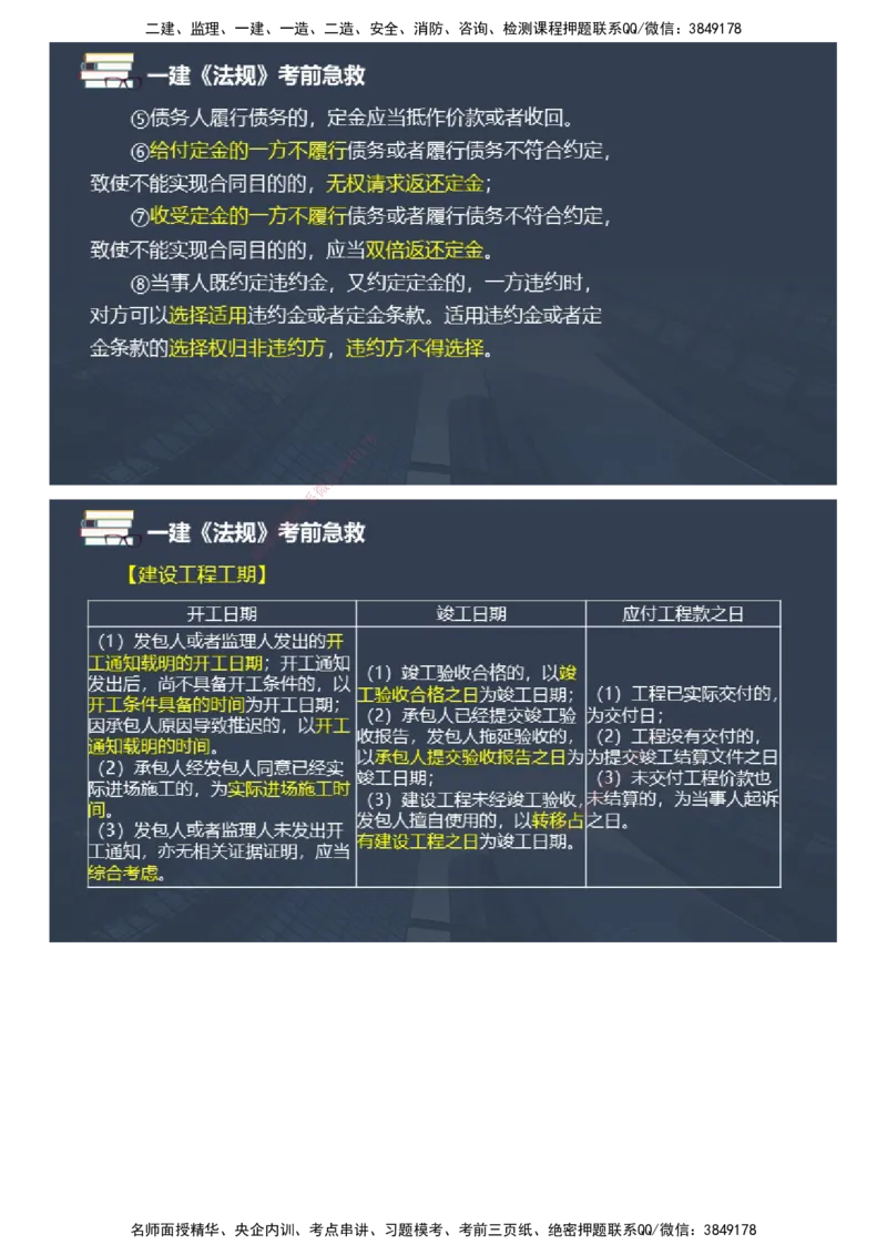 课件_2026年一建法规_2025年一建法规SVIP_04-冲刺串讲✿考点强化✿小灶集训_64-法规《考前急救班》张海伟JG_2025年一级建造师《工程法规》考前急救直播-1