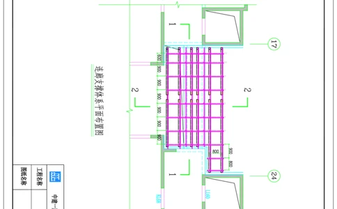 附图24--1、3、7、10#楼东侧消防连廊支撑体系安装平面图_2021-2023年优秀施组方案_施工方案_方案35-航企二期项目高空连廊模板支撑架专项施工方案_1.正文_附图