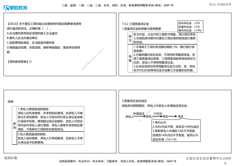 视频50集7.6建设工程质量保修制度（可打印版）_2026年一建法规_2025年一建法规SVIP_02-基础精讲✿高端面授✿深度强化_12-法规《教材精讲班》桂林RS_讲义