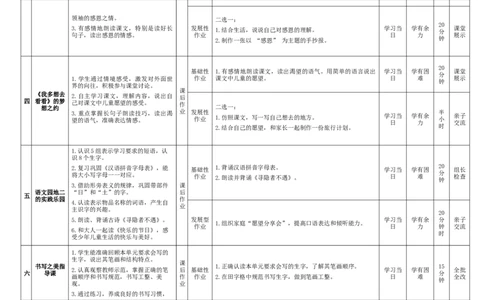 第二单元（作业设计）-（统编版.2024）_一年级语文下册（统编版）_大单元教学课件+教学设计+作业设计+教学计划