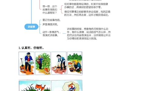 第七单元写话：听故事讲故事（素材积累）（统编版）_一年级语文下册（统编版）_单元写作能力提升_2025版