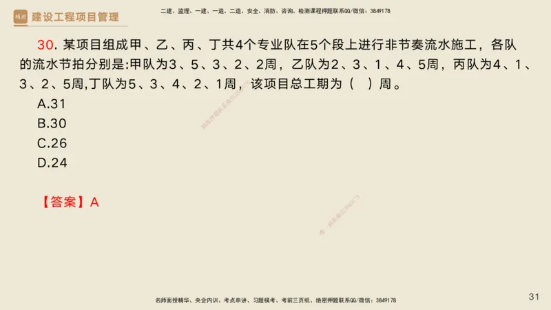 04.2025黄雨诗-精考速通-管理3（带练）_2026年一级建造师_2026年一建管理_2025年一建管理SVIP_03-习题精析✿实战特训✿模考通关_03-管理《精考速通带练》黄雨诗HX_讲义