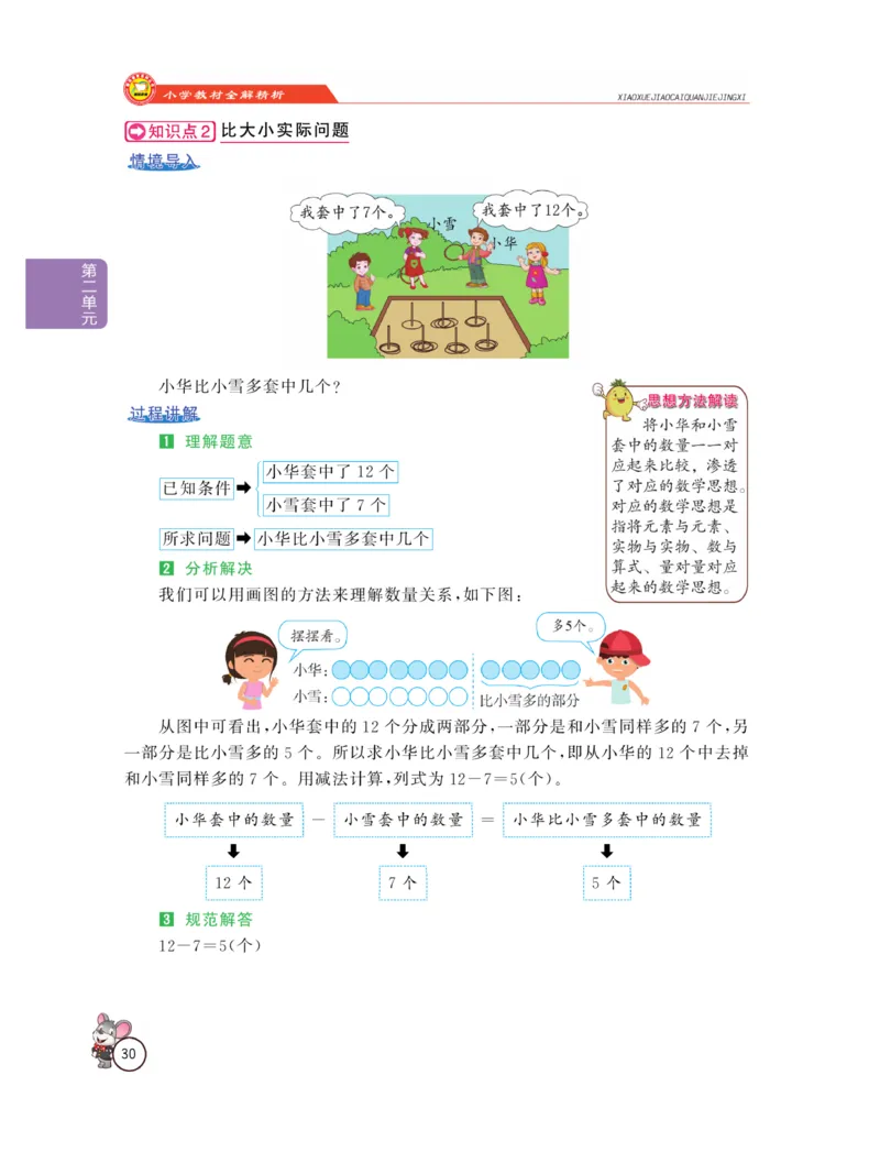《教材全解精析》数学1年级下册（RJ）_一年级上下册资料_小学一年级学习资料-25年更新版_1-04、小学一年级数学下册_1-4-2、练习题、作业、试题、试卷_人教版_电子册