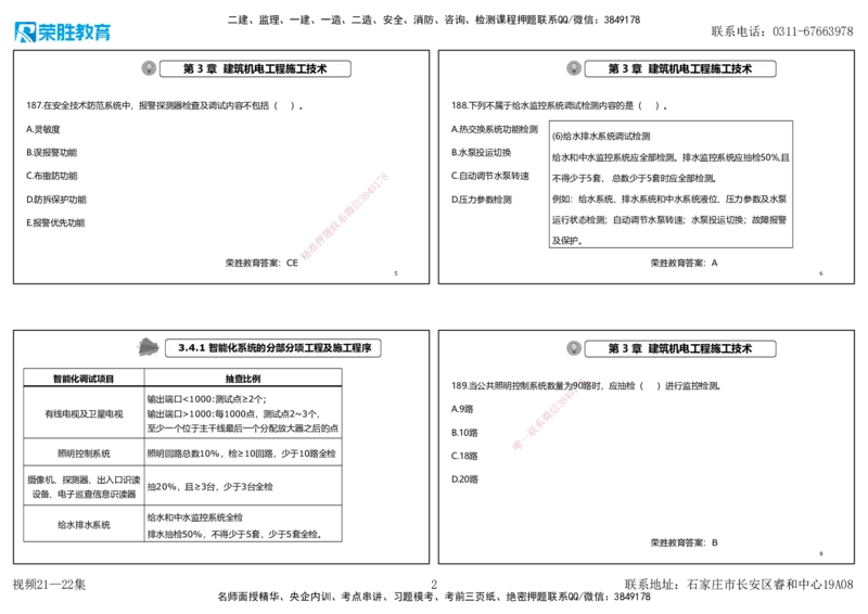 视频21&mdash;22集2025一建机电实务破题第186&mdash;205题（可打印版）_2026年一级建造师_2026年一建机电_2025年一建机电SVIP_03-习题精析✿实战特训✿模考通关_讲义_34