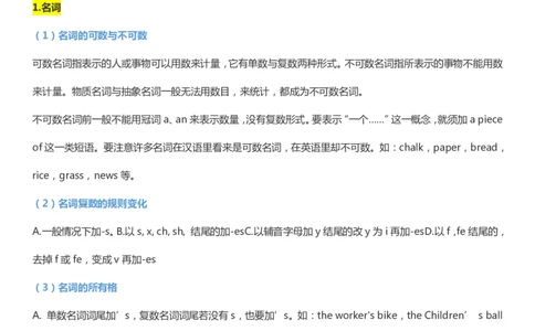 英语33高中英语：6大词性+8大时态+3大从句_S054高中英语备考必备学习资料包