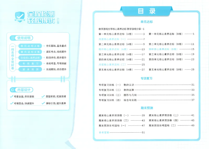2025秋《阳光同学全优好卷》数学1上SJ_25秋小学语数英习题试卷_数学_苏教版_数学《阳光同学全优好卷》苏教25秋(1)