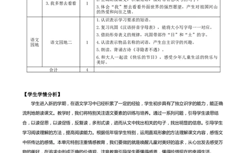 第二单元（单元解读）-（统编版.2024）_一年级语文下册（统编版）_单元解读