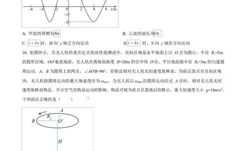 2025年高考物理试卷（山东卷）（空白卷）_物理历年高考真题_新&middot;Word版2008-2025&middot;高考物理真题_物理（按年份分类）2008-2025_2025&middot;高考物理真题