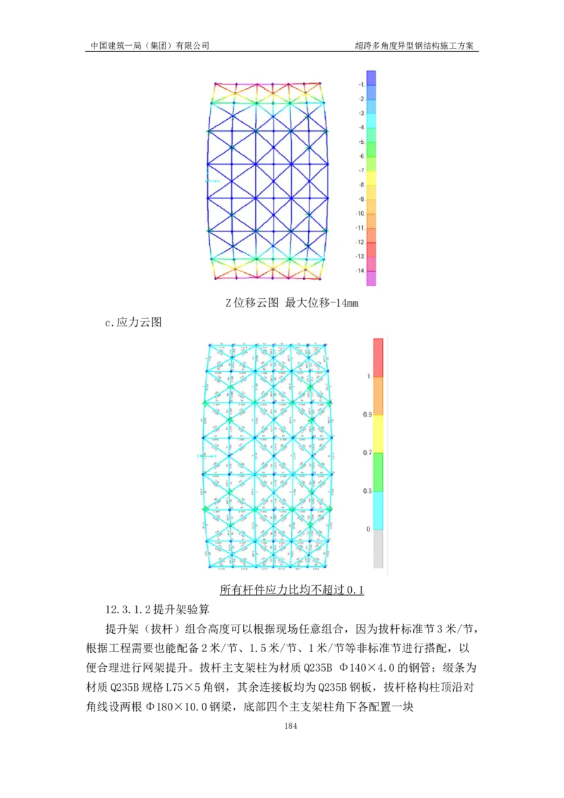 超跨多角度异型钢结构施工方案（上报版）_2021-2023年优秀施组方案_施工方案_方案41-哈尔滨金融中心超跨多角度异型钢结构施工方案_1、施工方案
