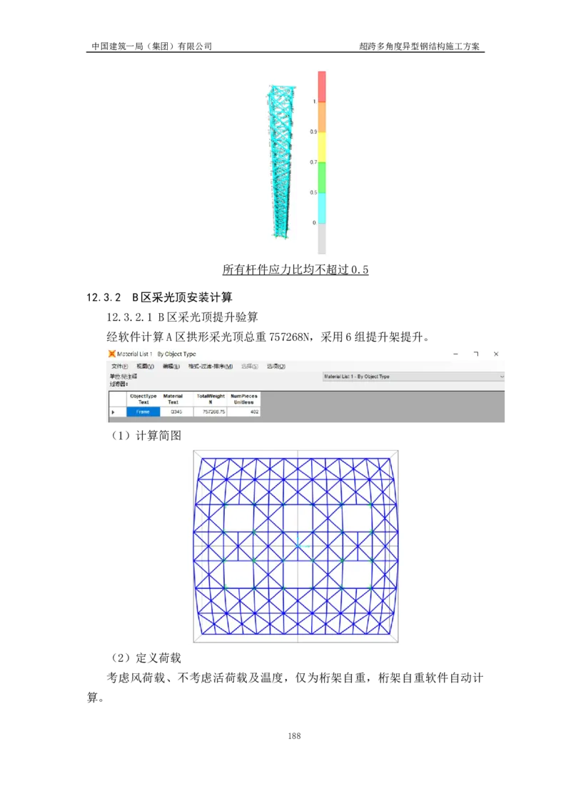 超跨多角度异型钢结构施工方案（上报版）_2021-2023年优秀施组方案_施工方案_方案41-哈尔滨金融中心超跨多角度异型钢结构施工方案_1、施工方案