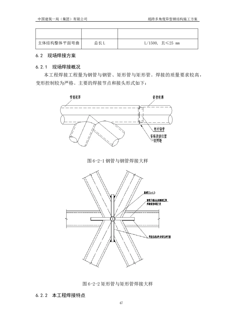 超跨多角度异型钢结构施工方案（上报版）_2021-2023年优秀施组方案_施工方案_方案41-哈尔滨金融中心超跨多角度异型钢结构施工方案_1、施工方案