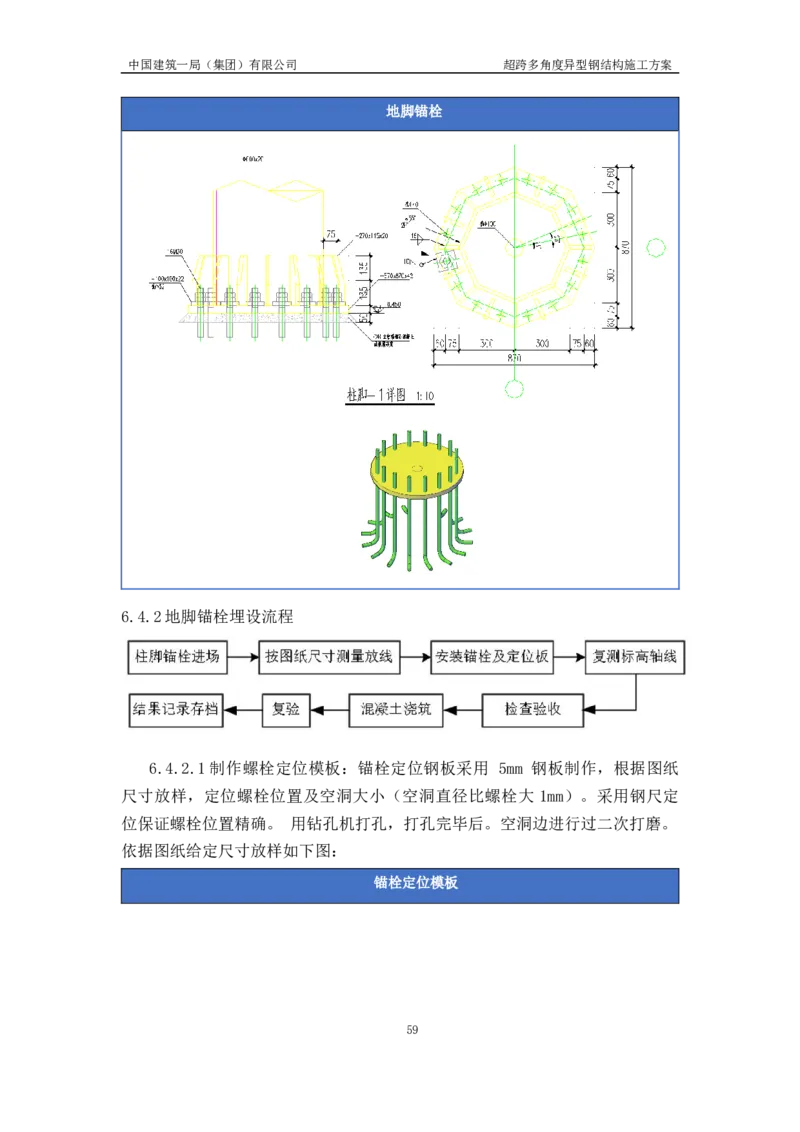 超跨多角度异型钢结构施工方案（上报版）_2021-2023年优秀施组方案_施工方案_方案41-哈尔滨金融中心超跨多角度异型钢结构施工方案_1、施工方案