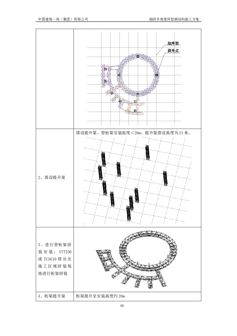 超跨多角度异型钢结构施工方案（上报版）_2021-2023年优秀施组方案_施工方案_方案41-哈尔滨金融中心超跨多角度异型钢结构施工方案_1、施工方案
