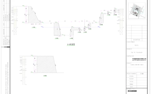 附件3：附件3：土方开挖施工平面布置图_2021-2023年优秀施组方案_施工方案_埃及阿拉曼标志塔项目-基坑土方开挖及降水工程专项施工方案_1、施工方案