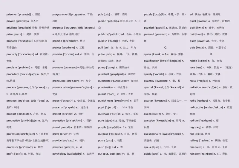 英语92高中英语词汇3500词&mdash;带音标（英译汉默写版）_S054高中英语备考必备学习资料包