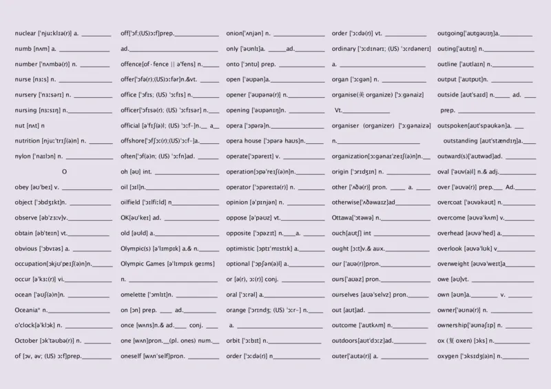 英语92高中英语词汇3500词&mdash;带音标（英译汉默写版）_S054高中英语备考必备学习资料包