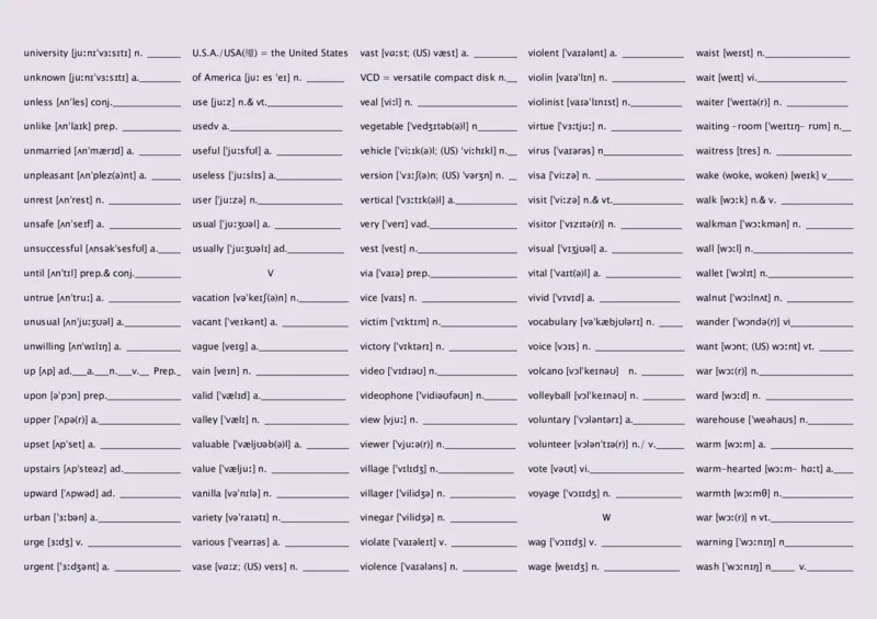 英语92高中英语词汇3500词&mdash;带音标（英译汉默写版）_S054高中英语备考必备学习资料包