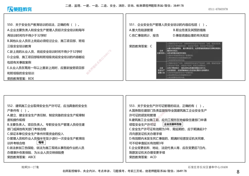 视频26&mdash;27集2025一建项目管理破题第523&mdash;559题（可打印版）_2026年一级建造师_2026年一建管理_2025年一建管理SVIP_03-习题精析✿实战特训✿模考通关_14-管理《破题提升班》大微RS