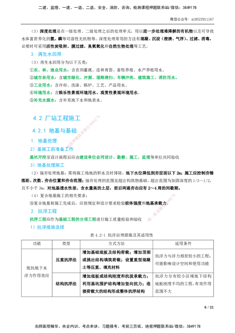 04-精讲课-第4章城市给水排水处理厂站工程_2026年一级建造师_2026年一建市政_2025年一建市政SVIP_02-基础精讲✿高端面授✿深度强化_33-市政《精讲+习题课》曹铭明SMR推荐