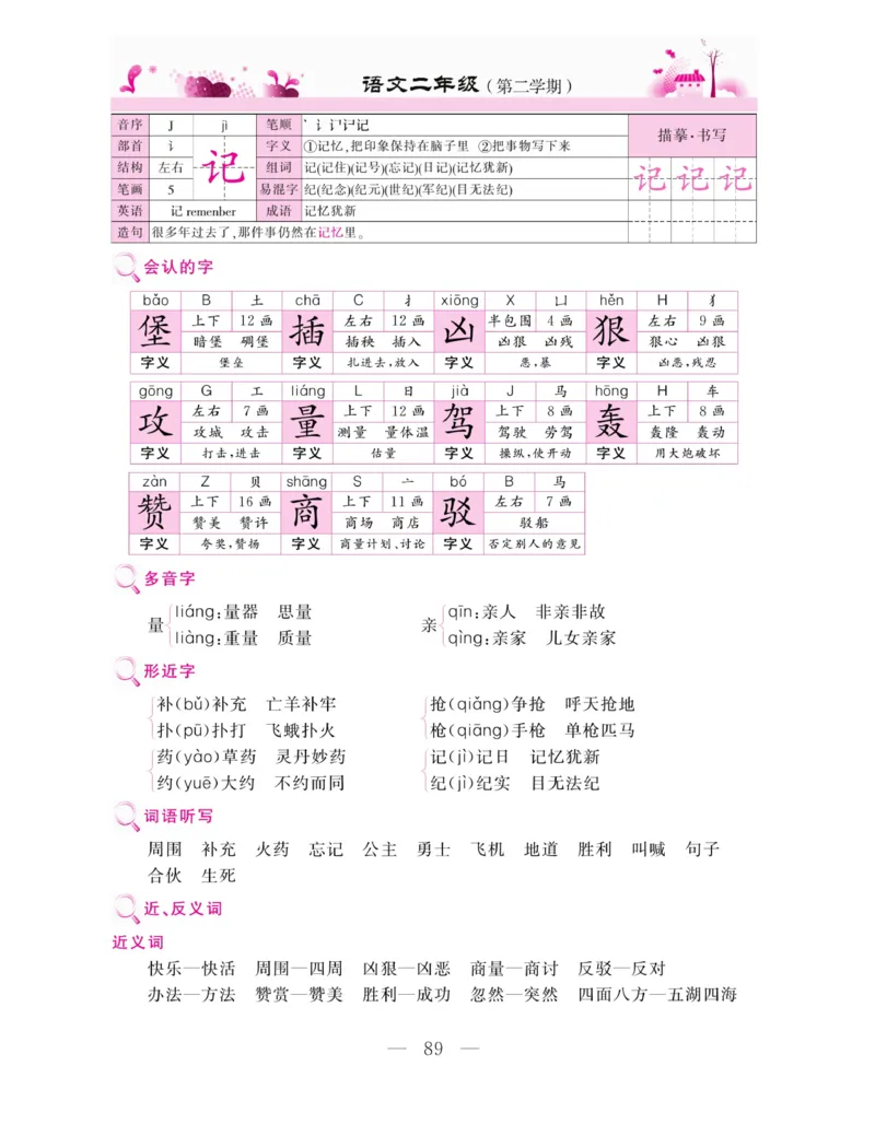 《新教材完全解读》语文2年级下册（RJ）_二年级上下册资料_小学二年级学习资料-25年更新版_2-02、小学二年级语文下册_2-2-2、练习题、作业、试题、试卷_电子册类_教材解读