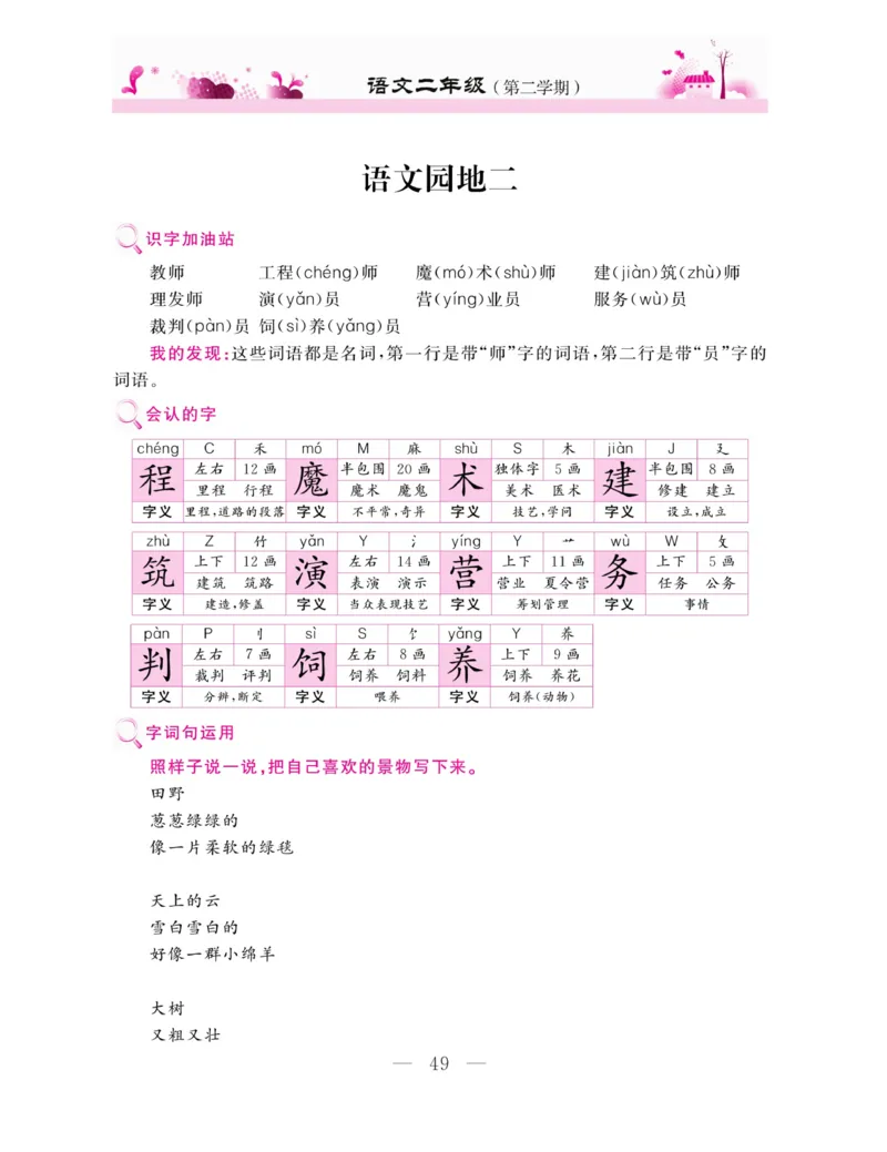 《新教材完全解读》语文2年级下册（RJ）_二年级上下册资料_小学二年级学习资料-25年更新版_2-02、小学二年级语文下册_2-2-2、练习题、作业、试题、试卷_电子册类_教材解读