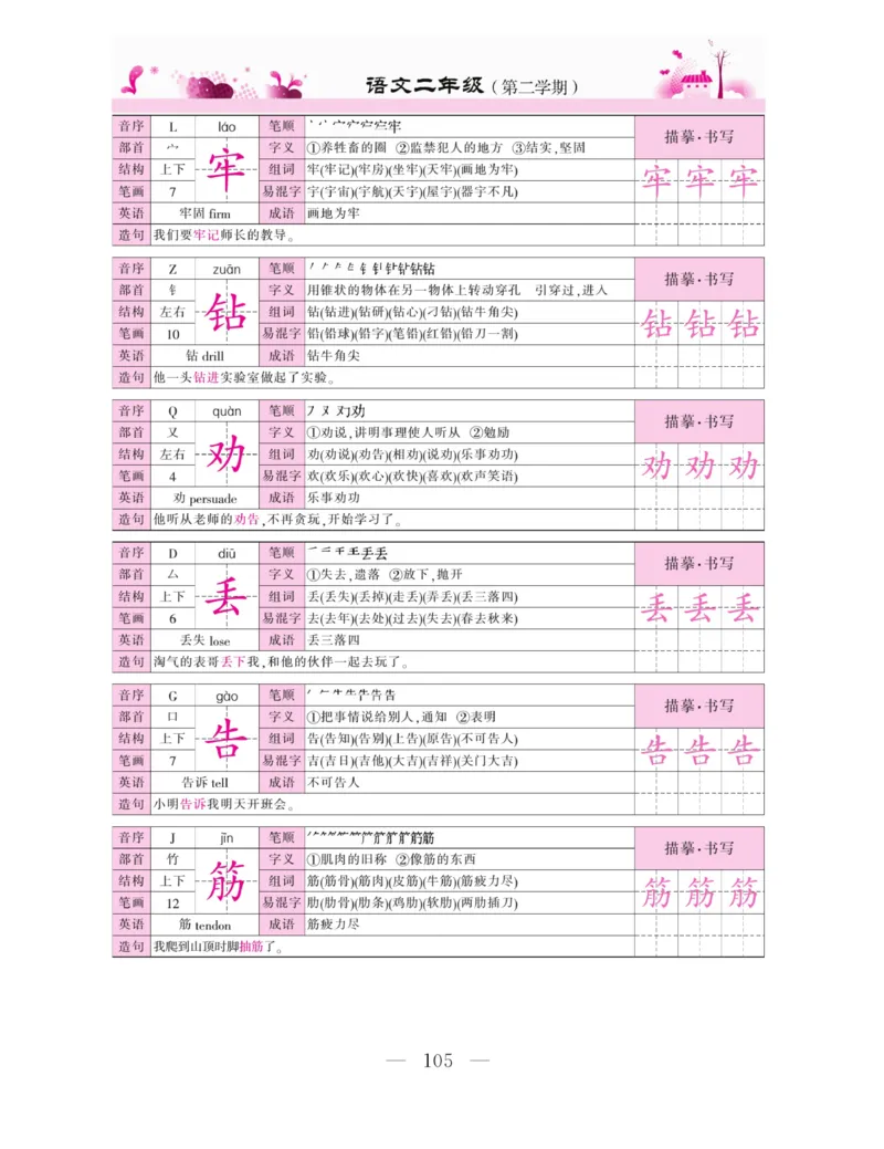 《新教材完全解读》语文2年级下册（RJ）_二年级上下册资料_小学二年级学习资料-25年更新版_2-02、小学二年级语文下册_2-2-2、练习题、作业、试题、试卷_电子册类_教材解读