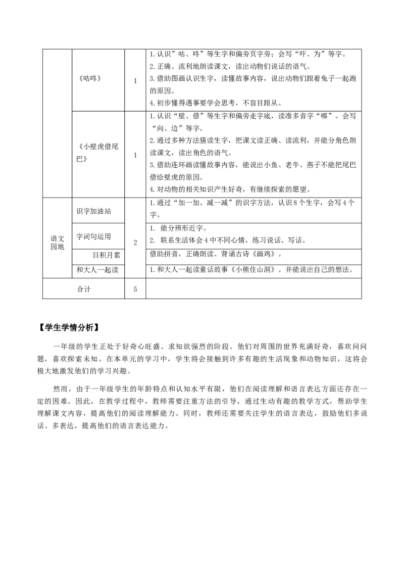 第八单元（单元解读）-（统编版.2024）_一年级语文下册（统编版）_单元解读