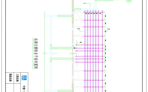 附图12--4~6#楼消防连廊支撑体系安装平面图_2021-2023年优秀施组方案_施工方案_方案35-航企二期项目高空连廊模板支撑架专项施工方案_1.正文_附图