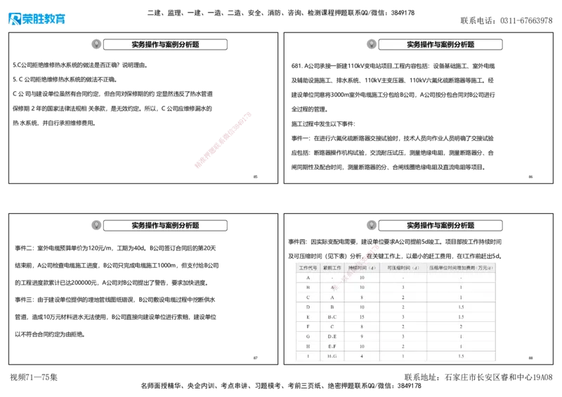 视频71&mdash;75集2025一建机电实务破题第677&mdash;686题（可打印版）_2026年一级建造师_2026年一建机电_2025年一建机电SVIP_03-习题精析✿实战特训✿模考通关_讲义