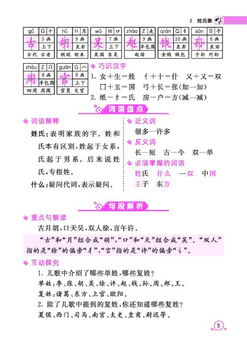 《字词句段篇章》语文1年级下册（RJ）_一年级上下册资料_小学一年级学习资料-25年更新版_1-02、小学一年级语文下册_3-6-2-2、练习题、作业、专项、试卷_部编（人教）版_电子册类