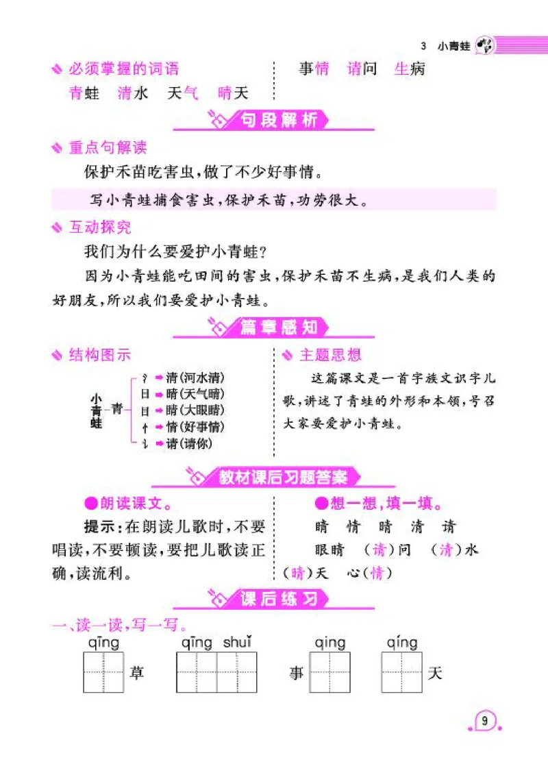 《字词句段篇章》语文1年级下册（RJ）_一年级上下册资料_小学一年级学习资料-25年更新版_1-02、小学一年级语文下册_3-6-2-2、练习题、作业、专项、试卷_部编（人教）版_电子册类