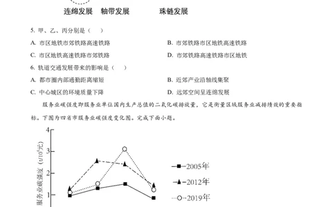 2024年高考地理试卷（浙江）（1月）（空白卷）_地理历年高考真题_新&middot;Word版2008-2025&middot;高考地理真题_地理（按年份分类）2008-2025_2024&middot;地理高考真题