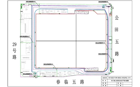附图11-7地下结构施工阶段临水平面布置_2021-2023年优秀施组方案_施工组织设计_曲江电竞产业园--场馆区项目施工组织设计_1.施工组织设计_附表附图