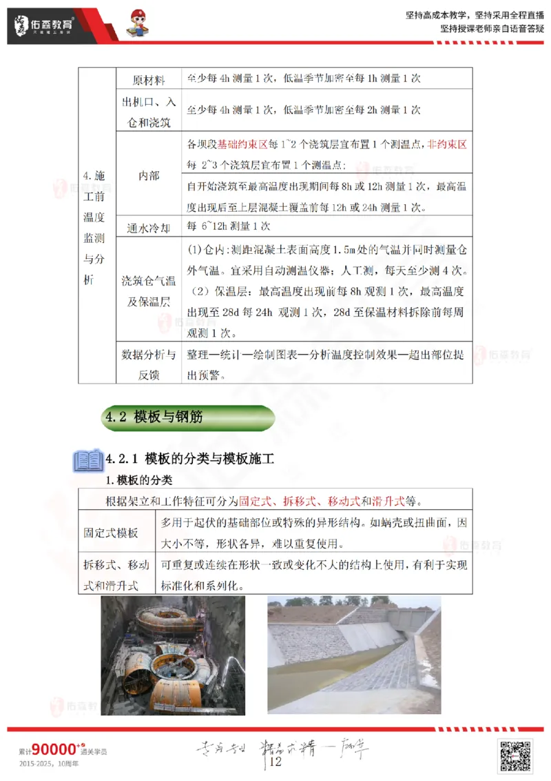 2025.4.12佑森教育赵建玲授课一建水利实务《第4章混凝土与混凝土坝工程》专用讲义，版权所有，侵权必究_2026年一级建造师_2026年一建水利_2025年一建水利SVIP