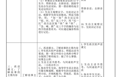 三、四单元教学设计(1)_一年级语文下册（统编版）_老课标资料_核心素养教案_一年级语文大单元教学教案