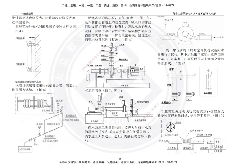 高扬2025一建机电技术板块空白练习题（需打印，错误选项需标记分析）_2026年一级建造师_2026年一建机电_2025年一建机电SVIP_04-冲刺串讲✿考点强化✿小灶集训_讲义