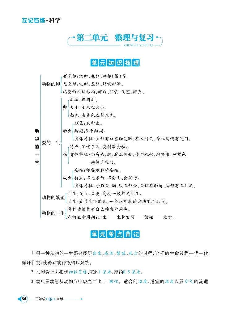 《左记右练》科学3年级下册（教科版）_三年级上下册资料_小学三年级学习资料-25年更新版_3-10、小学三年级科学下册_教科版_电子册类